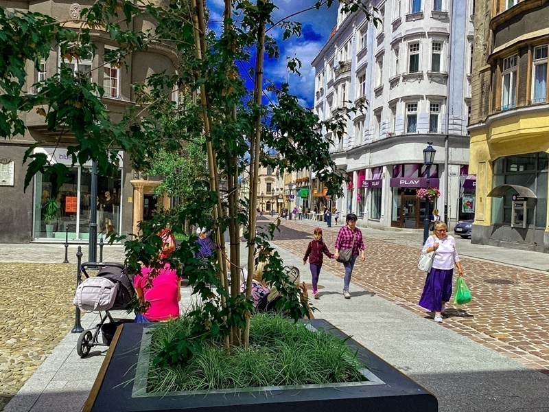 Miasto Cieszyn, ulica Głęboka fot. BSK